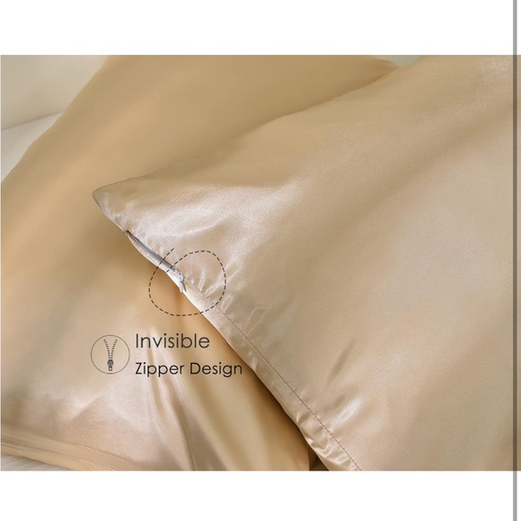 Champagne Satin Pillowcase (2 Pack) - Picture 3 of 5